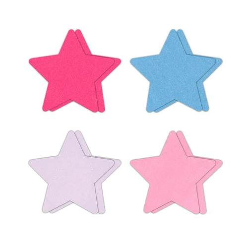 Pretty Pasties 4 Pair Star II Assorted Nipple Covers