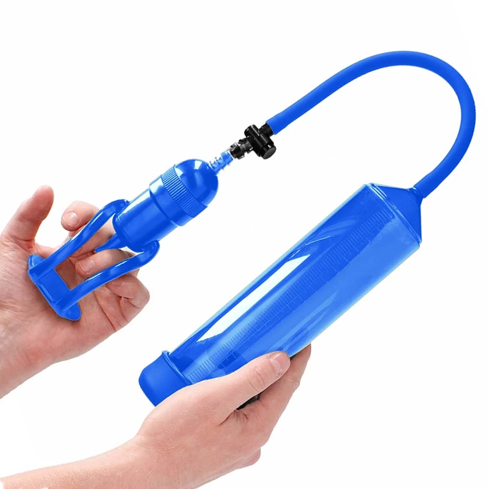 Pumped Deluxe Beginner Pump, 9" by 2.4", Blue