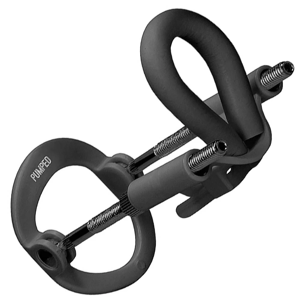 Pumped Silicone Penis Extender, Black