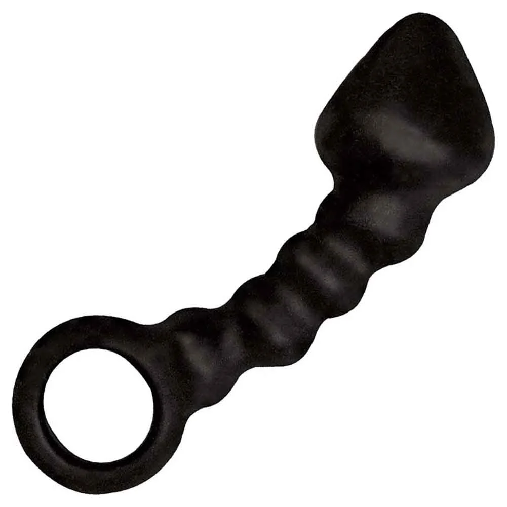 Ram Anal Trainer No 3 Silicone Anal Probe, 5", Black