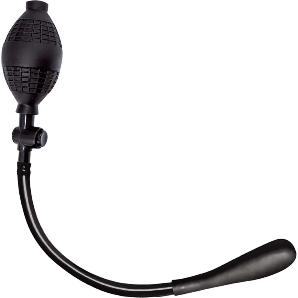 Ram Inflatable Anal Balloon Pump, 10", Black