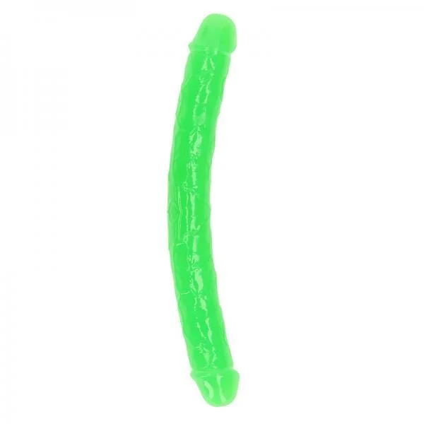 Realrock 12″ Glow In The Dark Double Ended Dildo – Green
