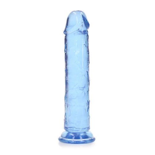 RealRock Crystal Clear Straight Realistic 8 Inch Dildo by Shots