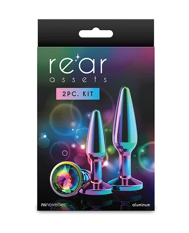Rear Assets 2pc Aluminum Anal Plug Kit