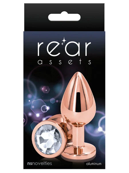 REAR ASSETS MEDIUM ROSE GOLD GEM PLUG
