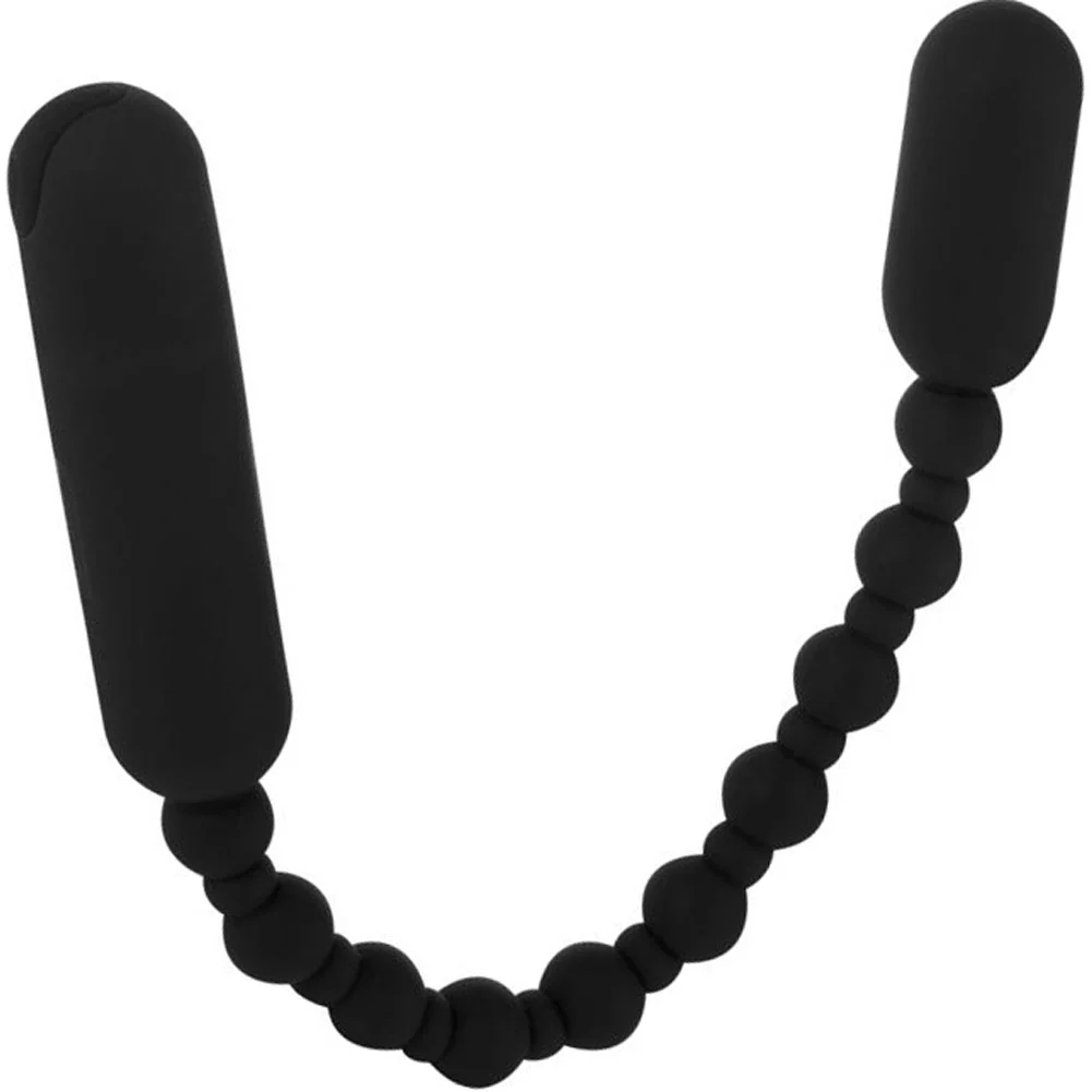 Rechargeable Booty Beads, 10", Black