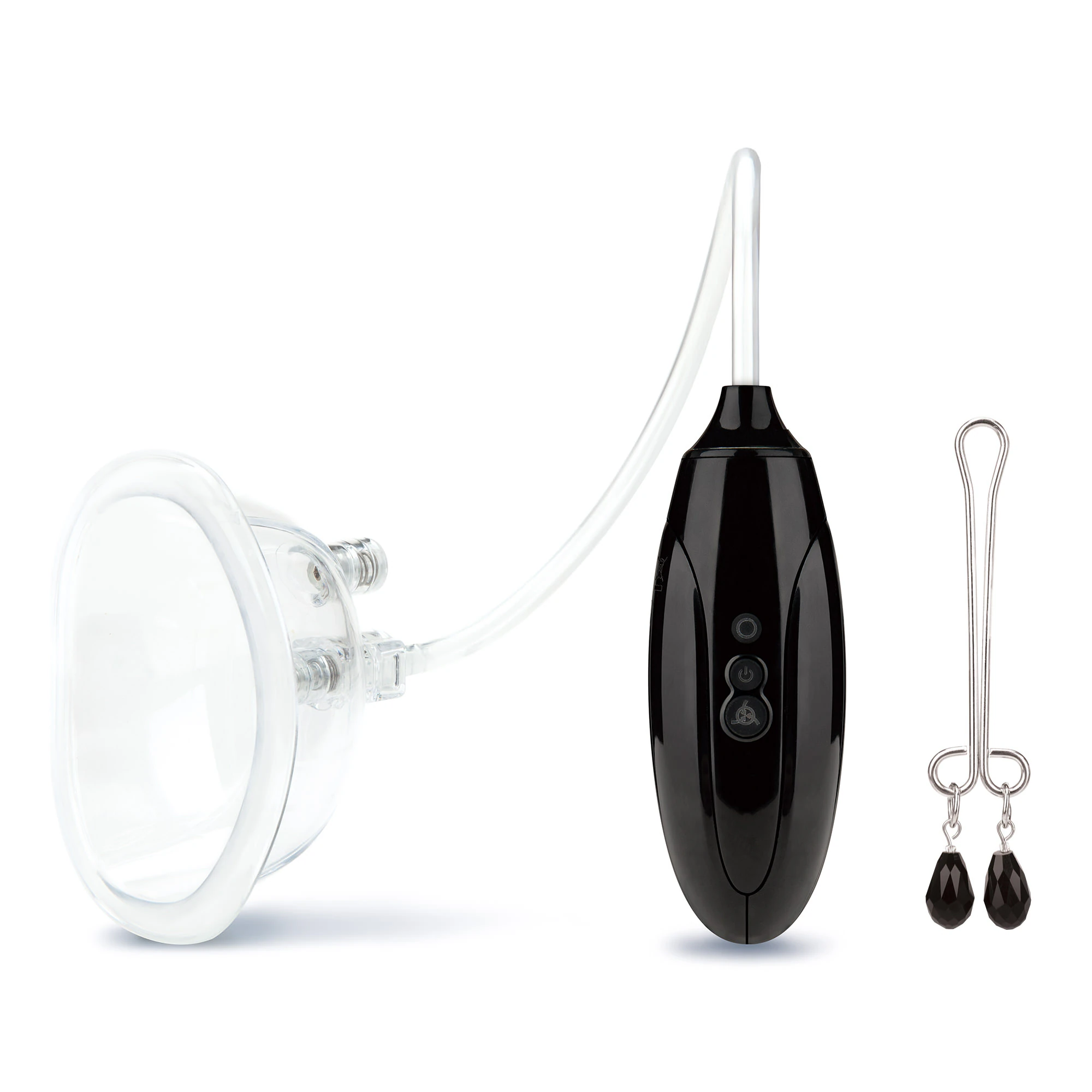 rechargeable remote control pussy pump with clit clamp