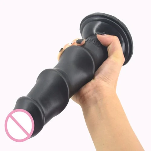 Ribbed Dildo, 3 Colors