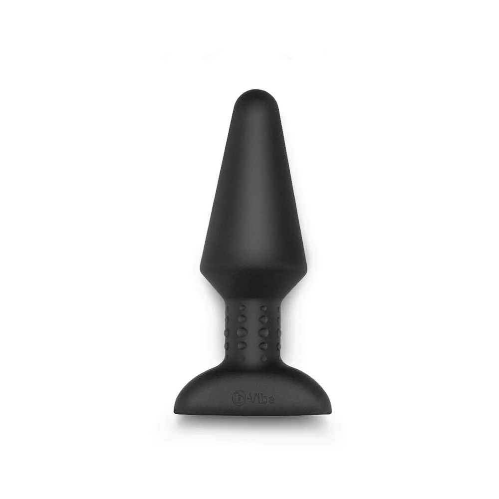Rimming XL Rotating Remote Control Butt Plug, Black