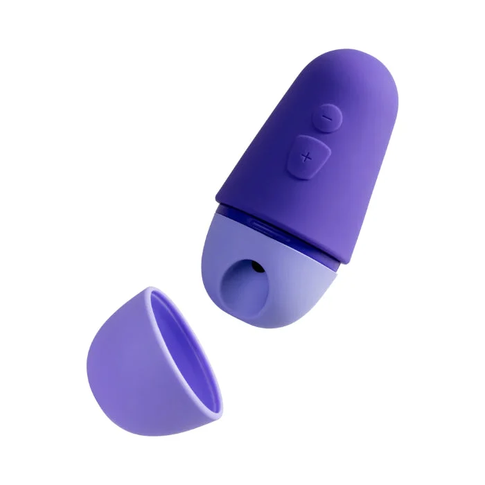 ROMP Free X Pleasure Air Pulse Rechargeable Compact Discreet Suction Massager With Cover