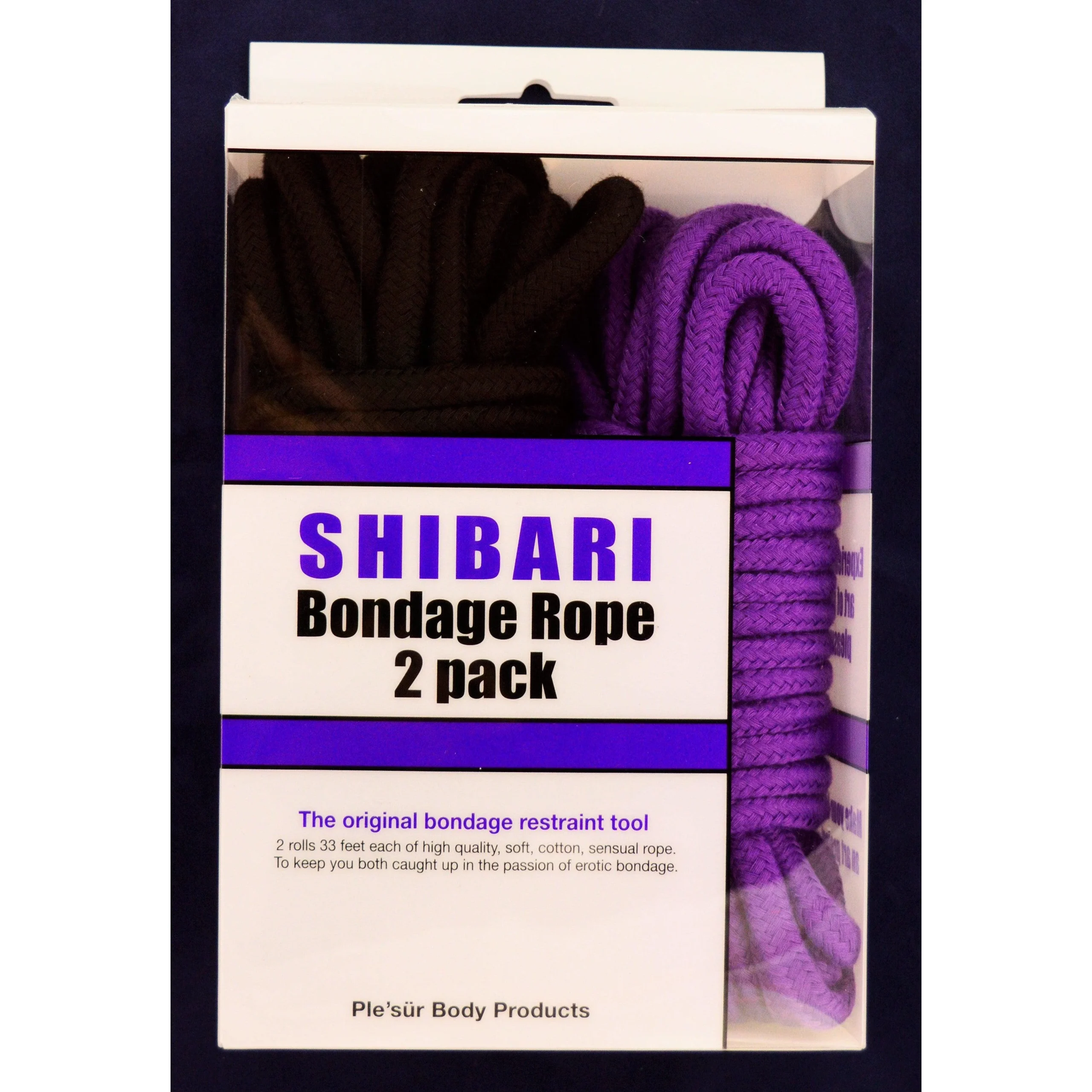 Rope - 2 Pack Cotton Rope 2 x 32' (5 color combination options)
