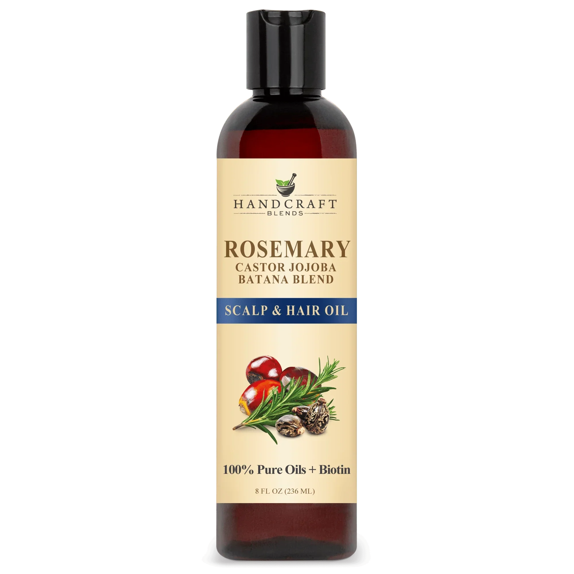 Rosemary Carrier Oil Blend with Castor, Jojoba, Batana and Biotin