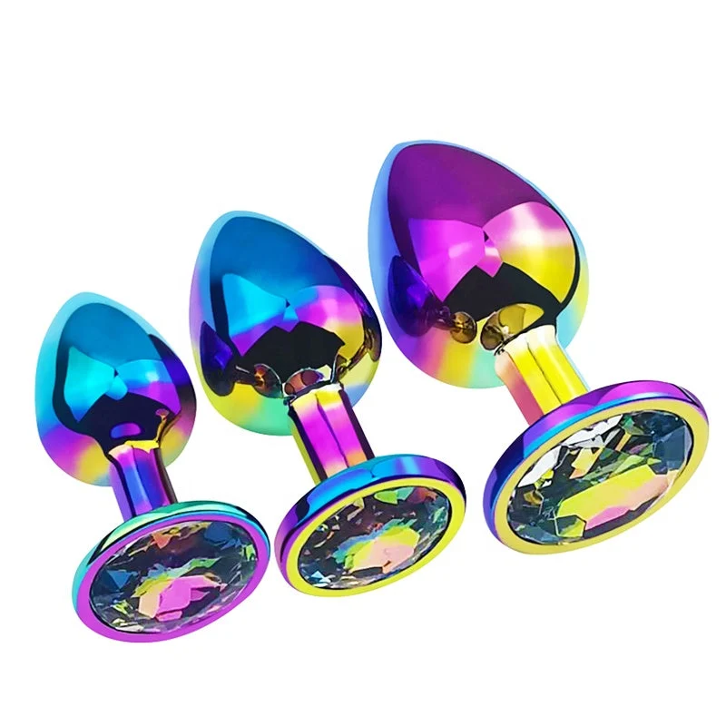 Round Stainless Steel Butt Plug Set, 15 Types