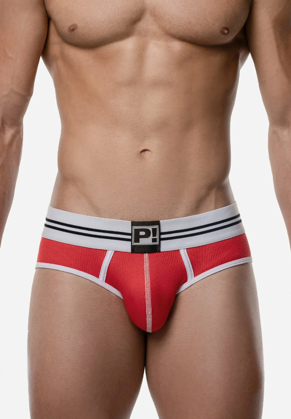 Round2 Red Backless Brief