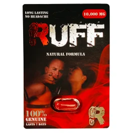 RUFF 10000mg Natural Formula Male Enhancement Red Pill