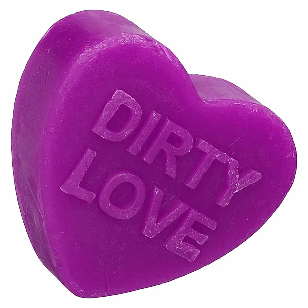 S-line Heart Shaped Love Soap, DIRTY LOVE, Purple