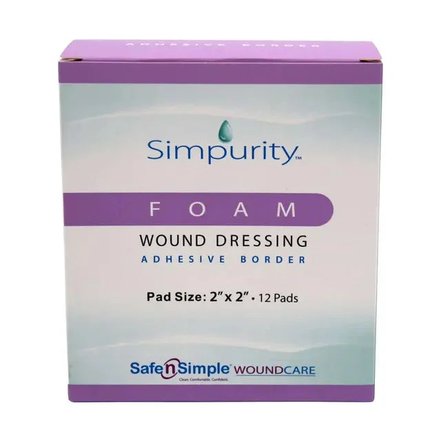 Safe N Simple Simpurity Foam with Adhesive Border (192 Count)