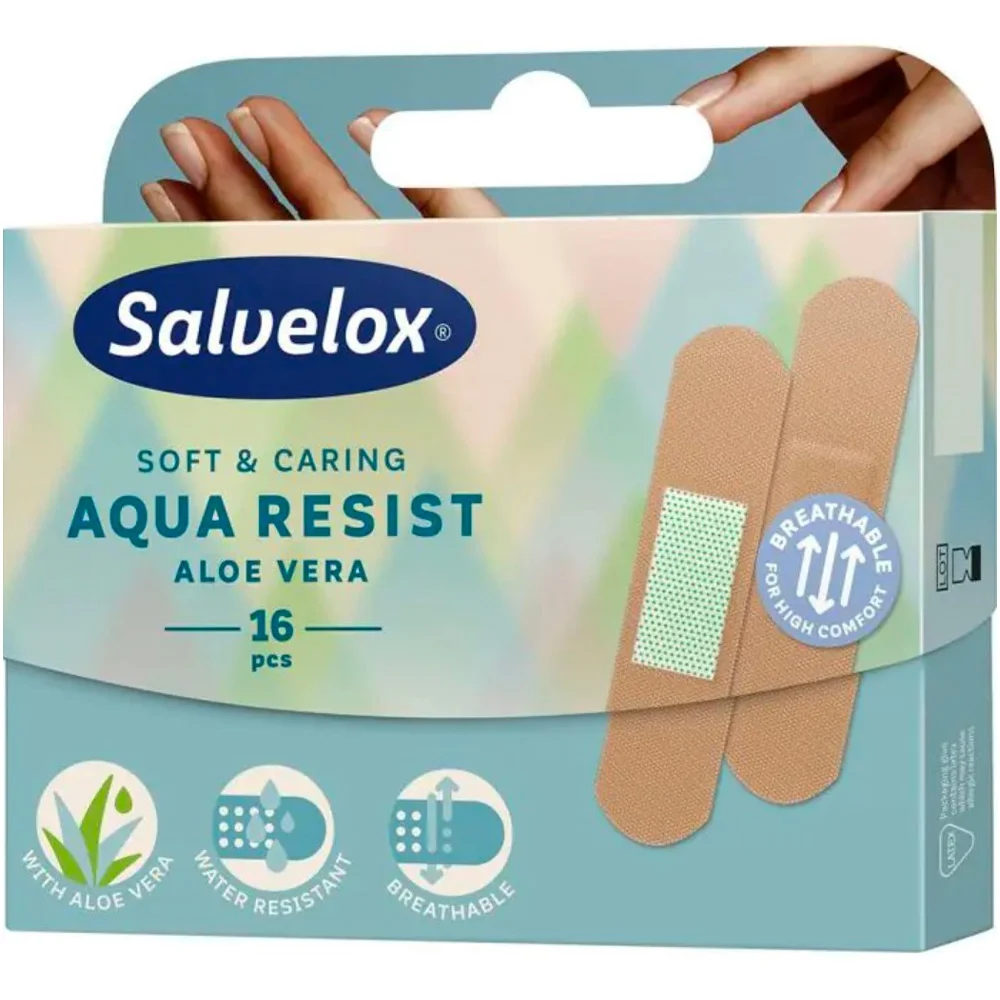 Salvelox Plasters Aqua Resist with Aloe Vera