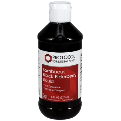 Sambucus Black Elderberry Liquid (Protocol for life balance)