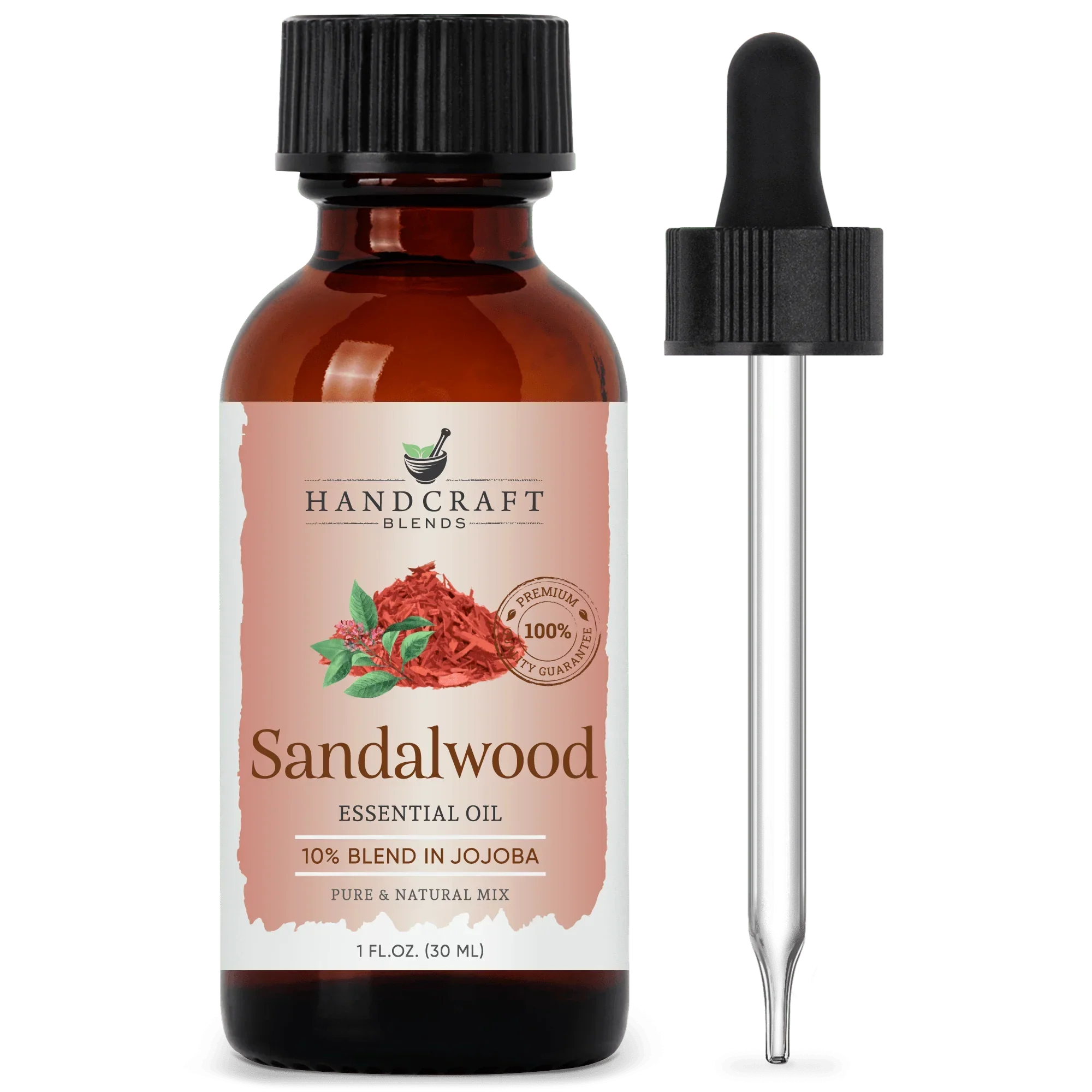 Sandalwood Essential Oil - 10% Blend in Jojoba