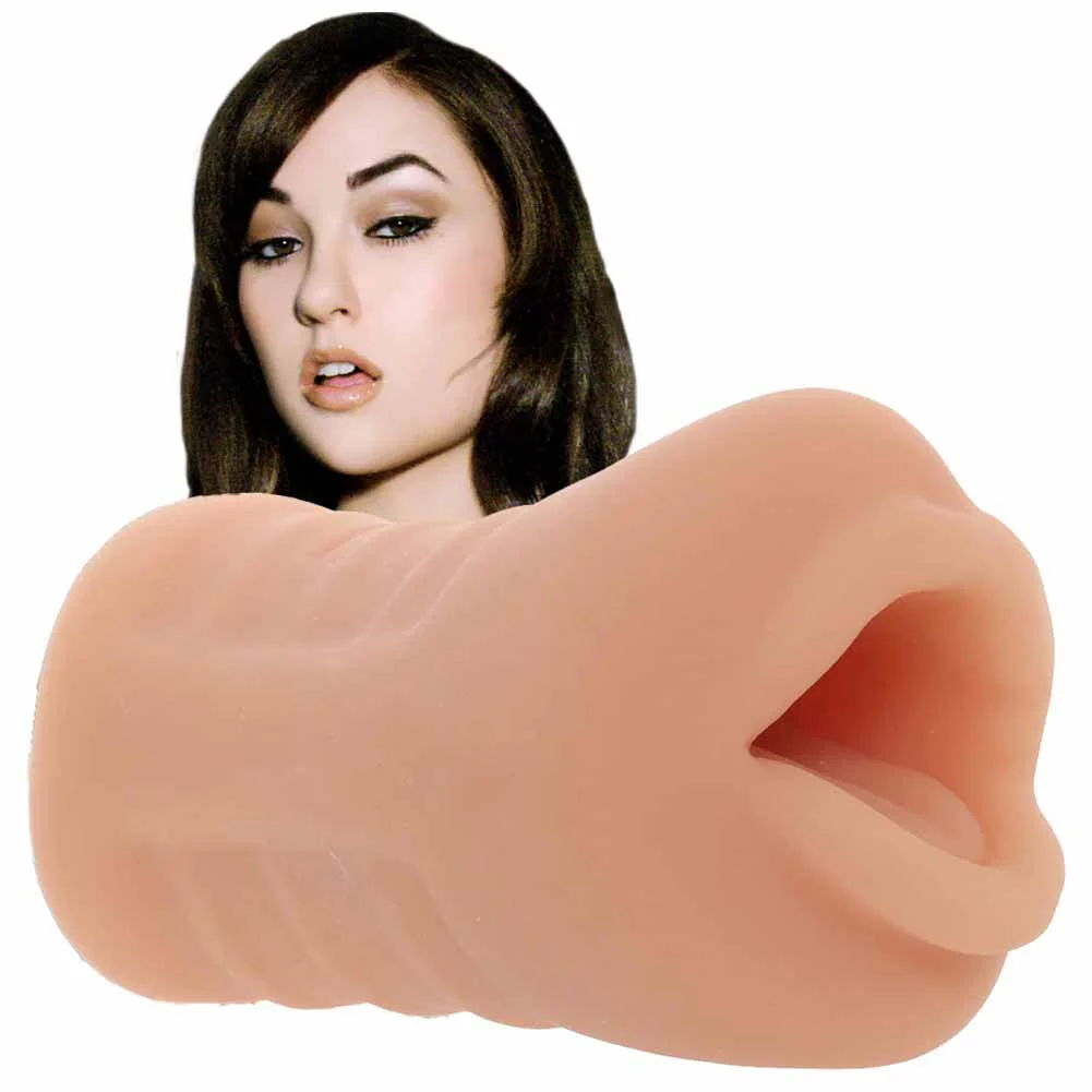 Sasha Grey Deep Throat Pocket Pal UltraSKYN Masturbator, Natural