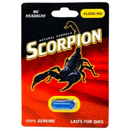 Scorpion 41000mg Natural Formula Male Enhancement Blue Pill