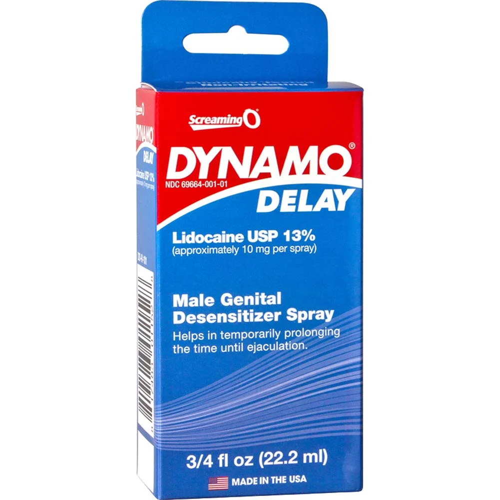 Screaming O Dynamo Delay Spray for Men, 0.75 fl.oz (22.2 mL)