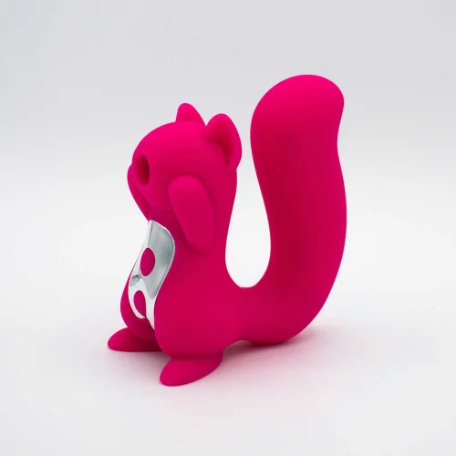Screaming Squirrel Air Pulse and G-Spot P-Spot Vibrator by Natalie's Toy Box