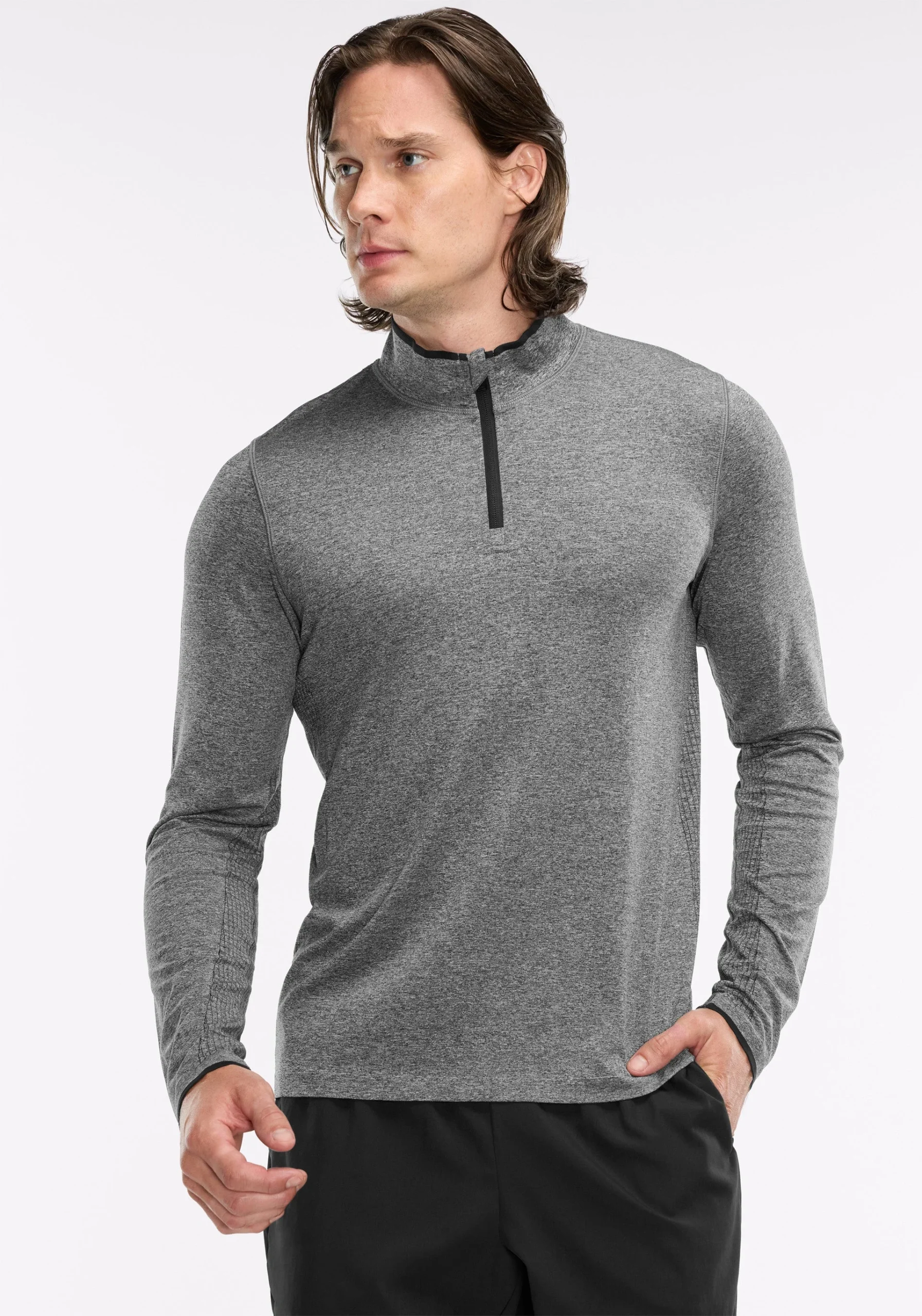 Seamless Melange ¼ Zip