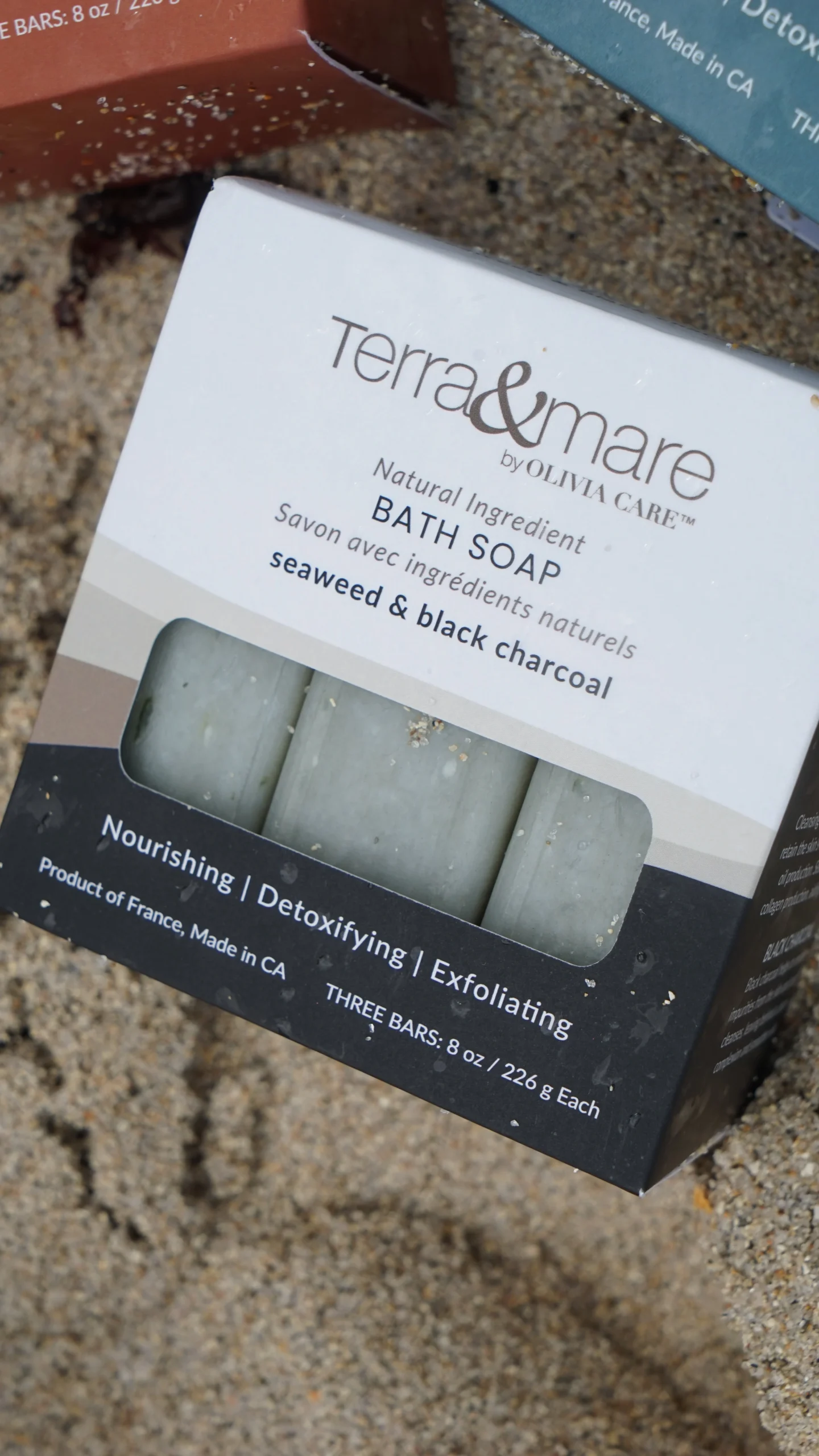 Seaweed & Black Charcoal - 3pc Bath Soap