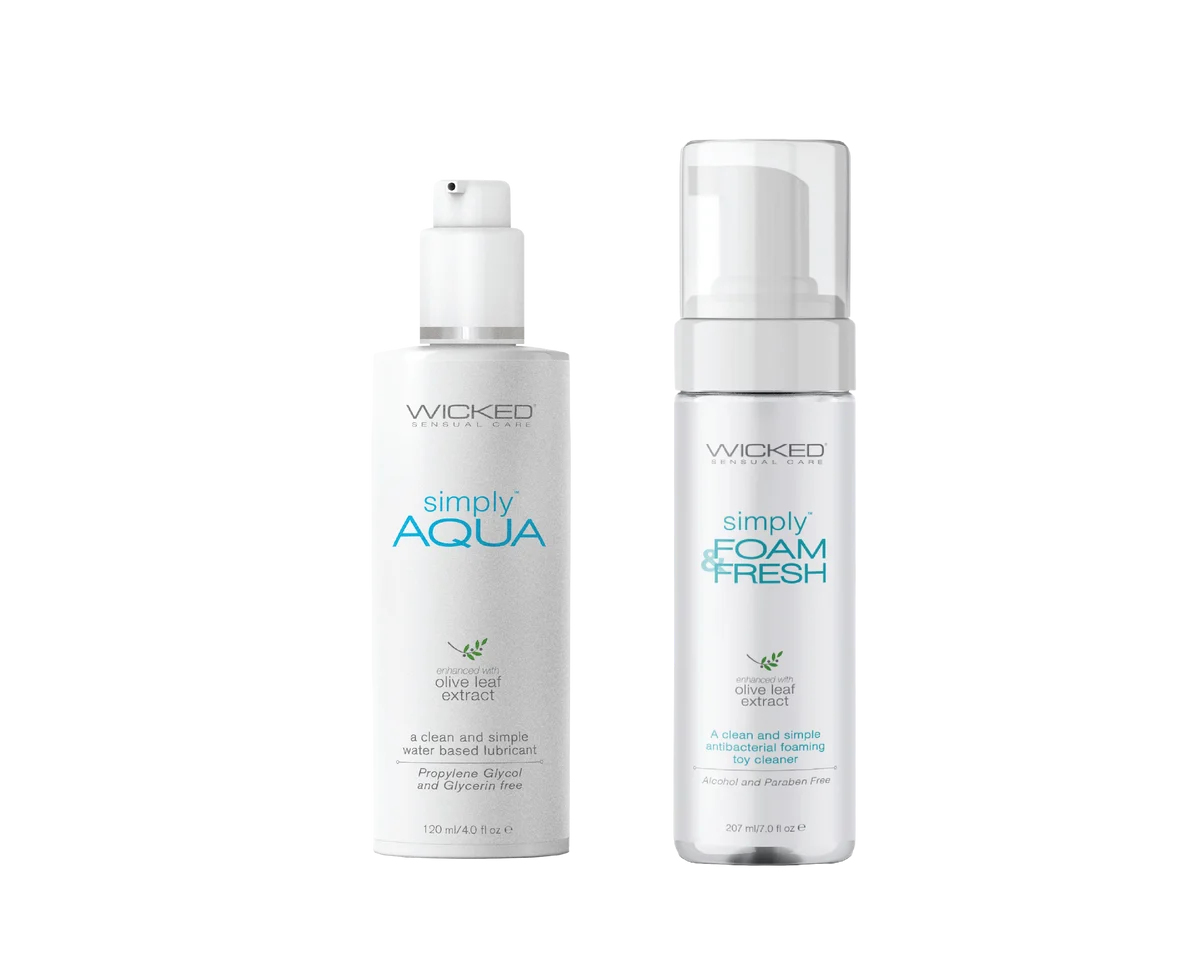 Sensitive Skin - Wicked Simply Aqua and Foaming Toy Cleanser Bundle