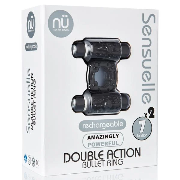 SENSUELLE DOUBLE ACTION BULLET RING