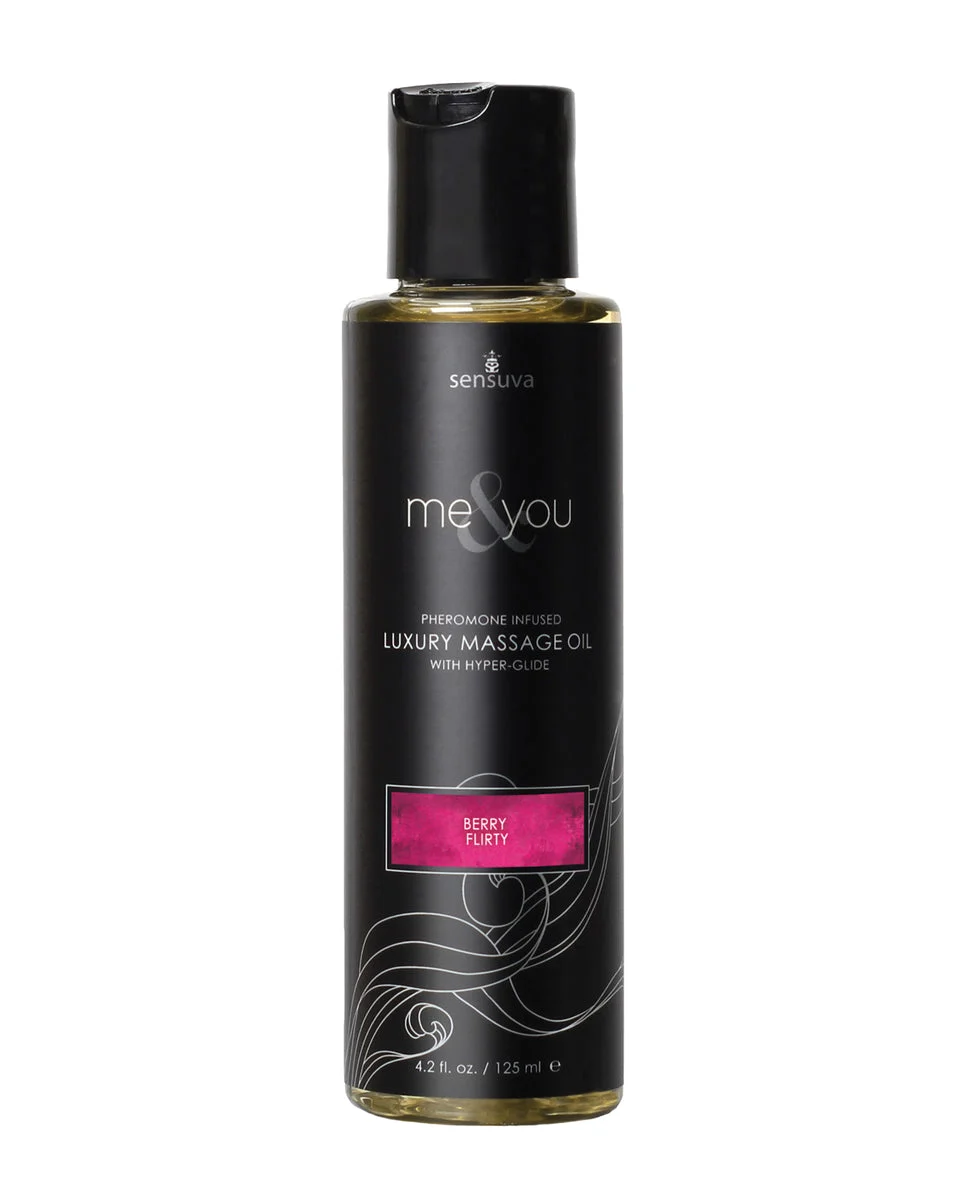 Sensuva ME & YOU Massage Oil Berry Flirty