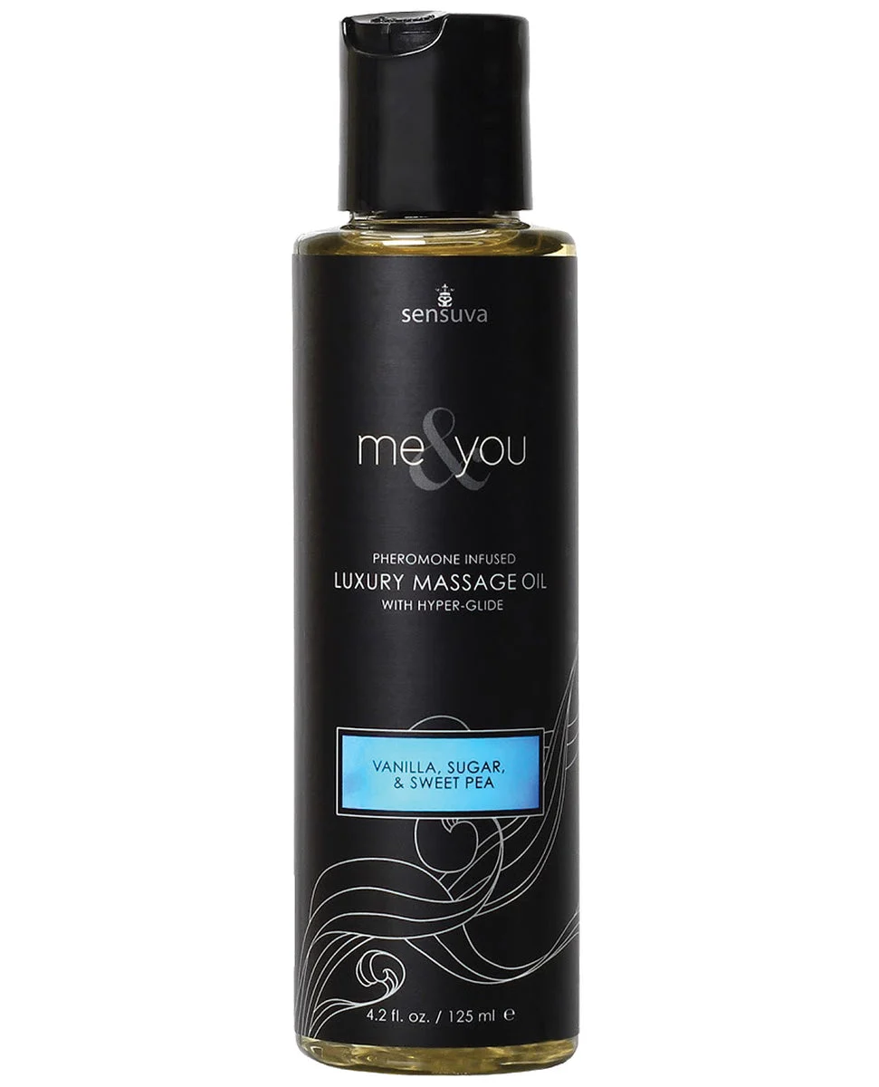 Sensuva ME & YOU Massage Oil Vanilla Sugar Sweet Pea