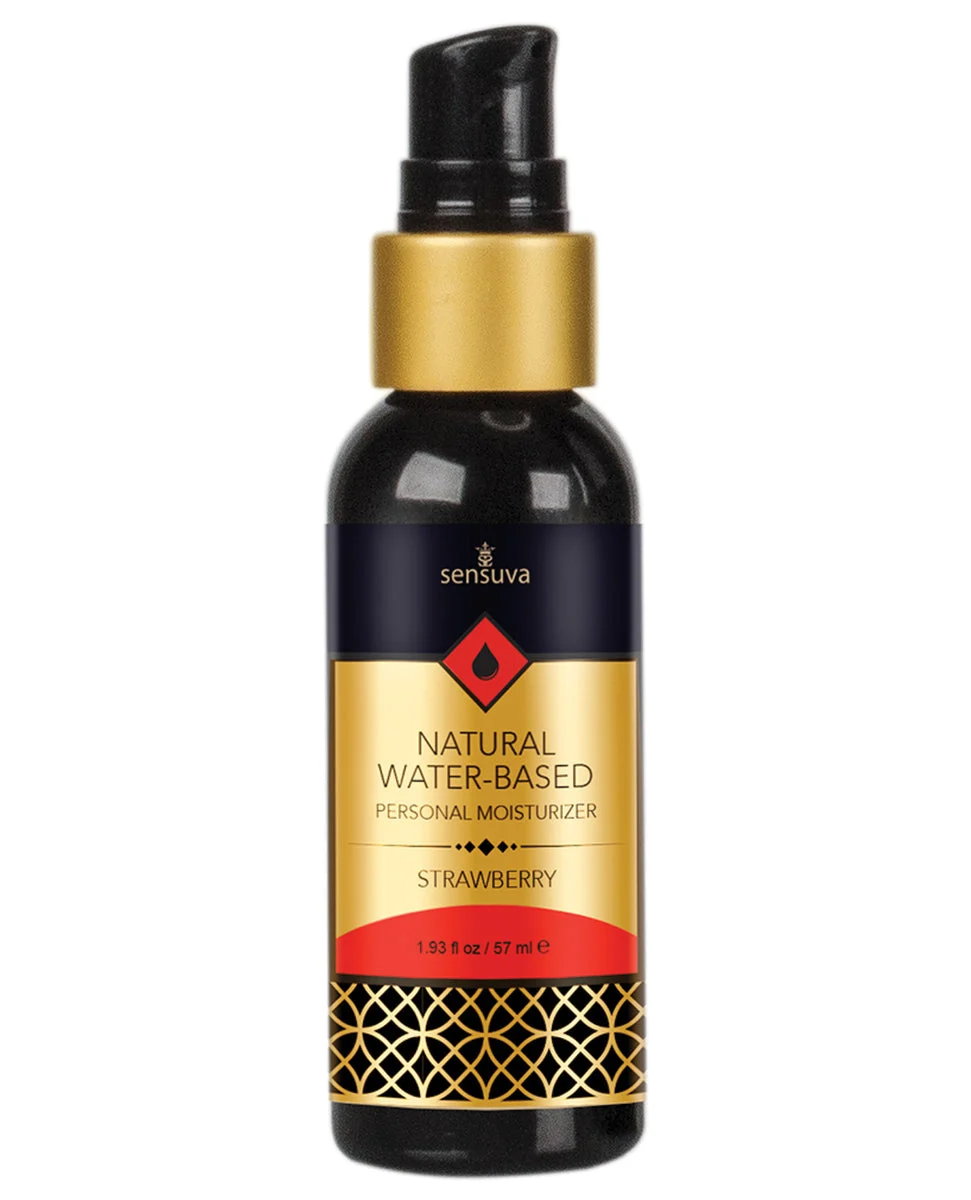 Sensuva Natural Water Based Moisturizer Strawberry