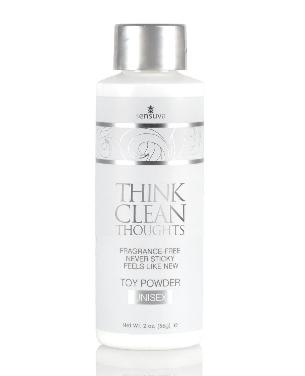 Sensuva Think Clean Thoughts Toy Powder 2 fl oz
