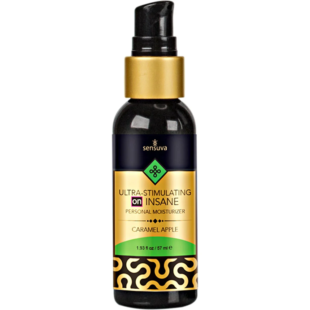 Sensuva Ultra-Stimulating ON Insane Moisturizer, 1.93 fl.oz, Caramel Apple