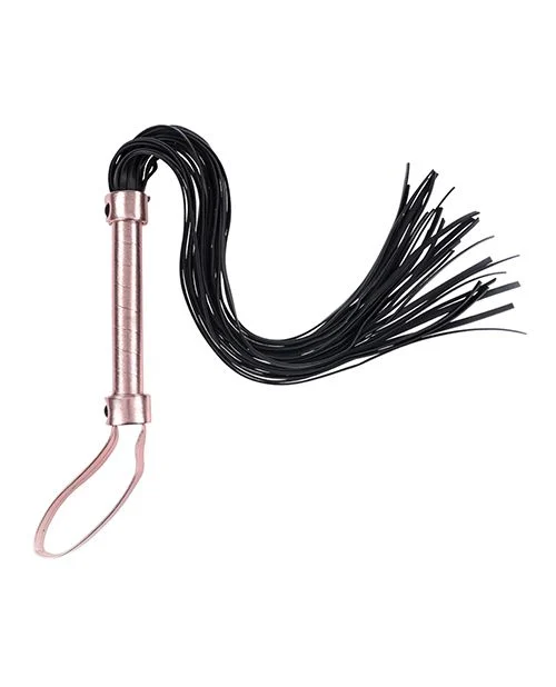 Sex and Mischief Brat Flogger- metallic pink