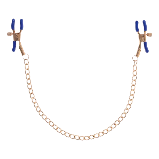 SEX AND MISCHIEF COUGAR CHAINED NIPPLE CLAMPS
