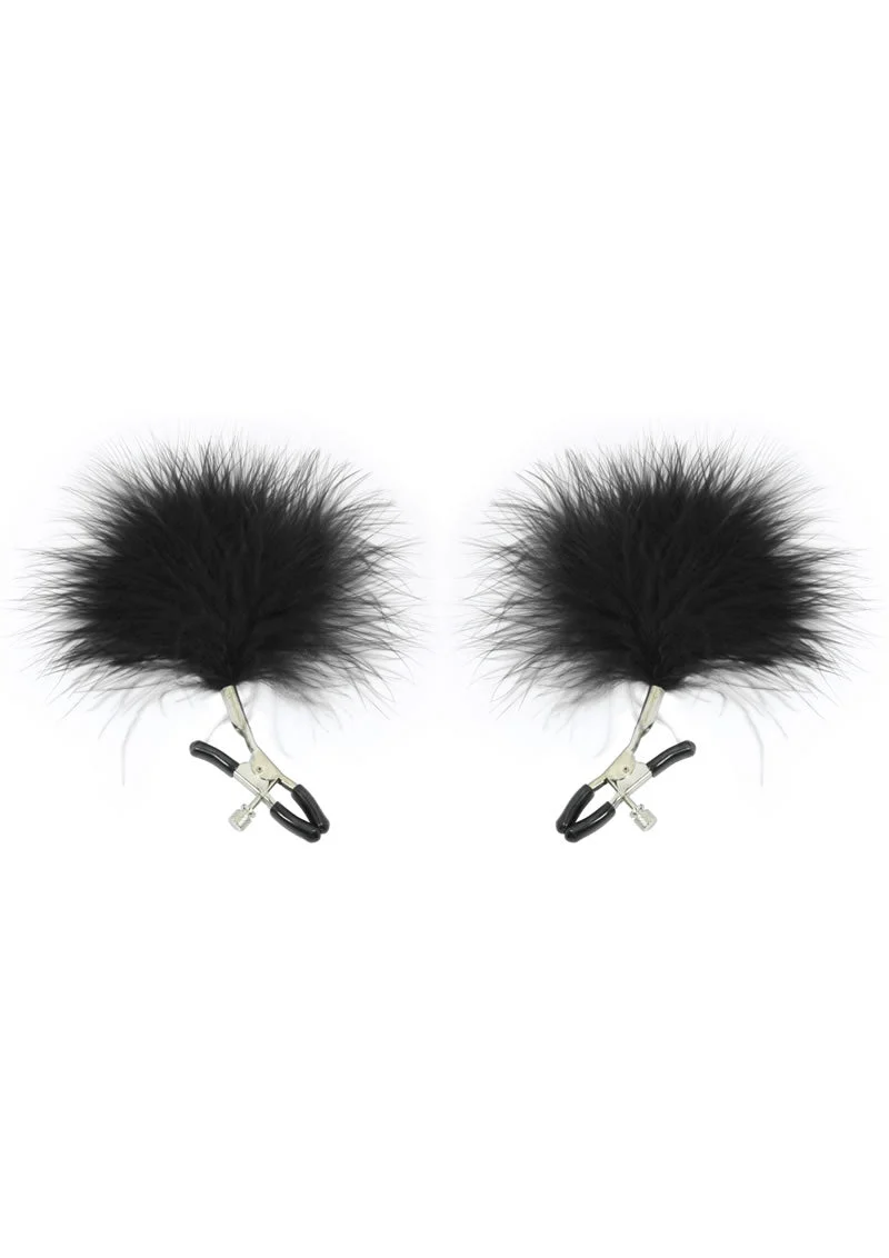 Sex & Mischief Feathered Nipple Clamps