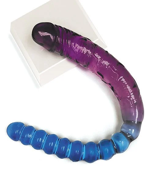 Shades Gradient Violet and Blue Double Dildo