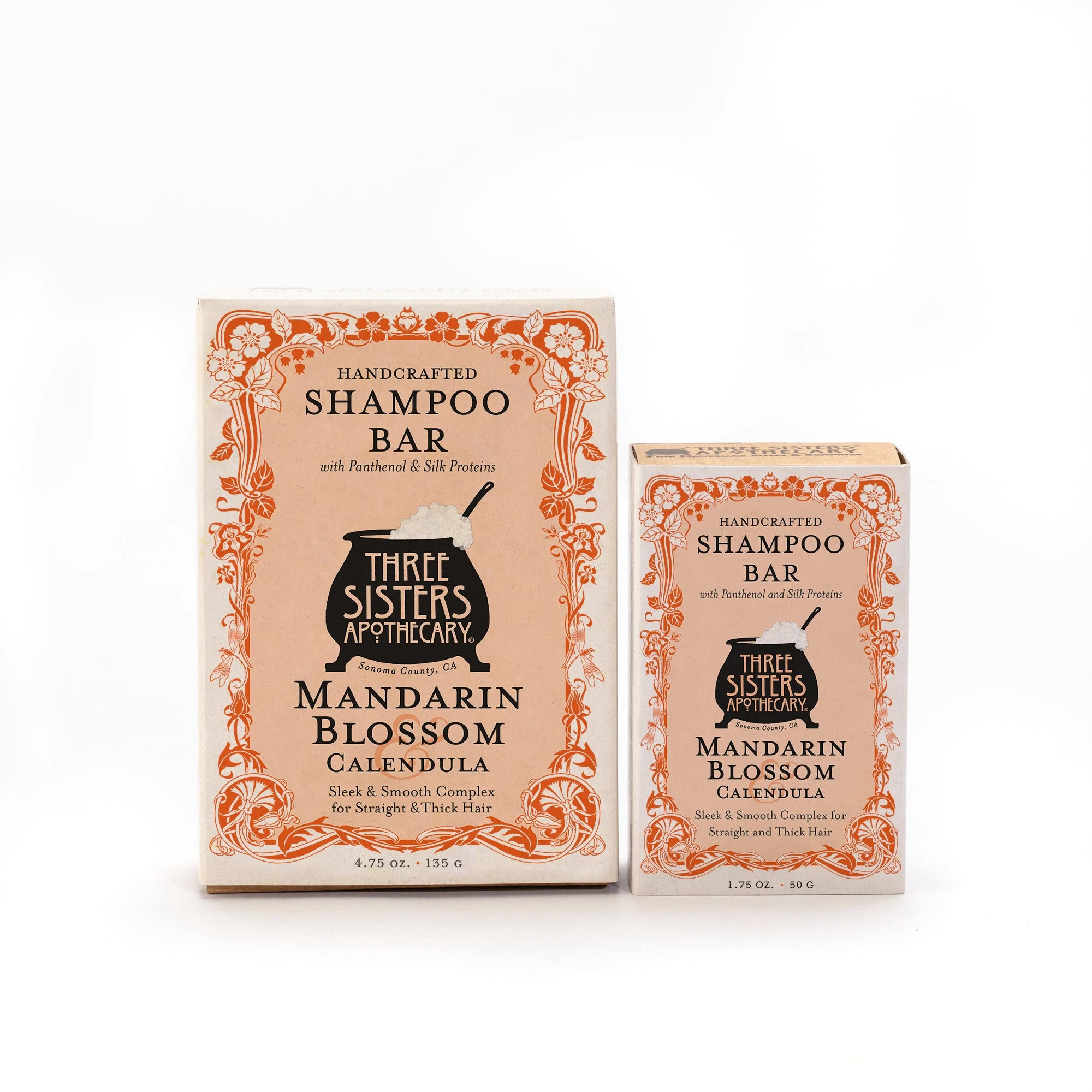 Shampoo Bar Mandarin Blossom & Calendula Straight Thick Hair