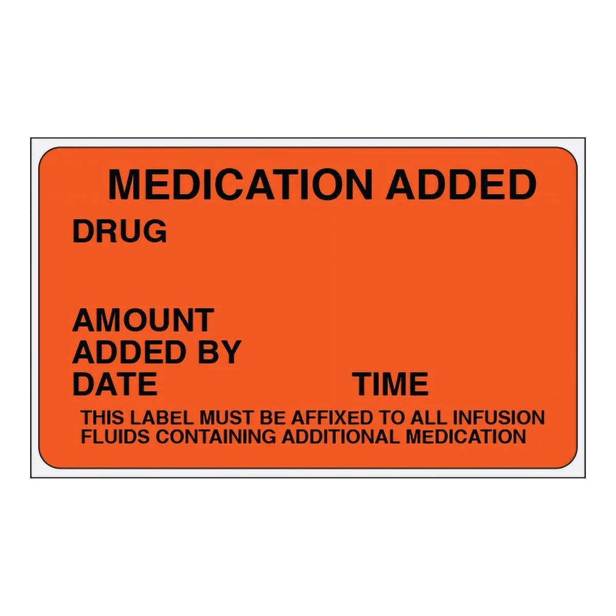 Shamrock Anesthesia Pre Printed Label
