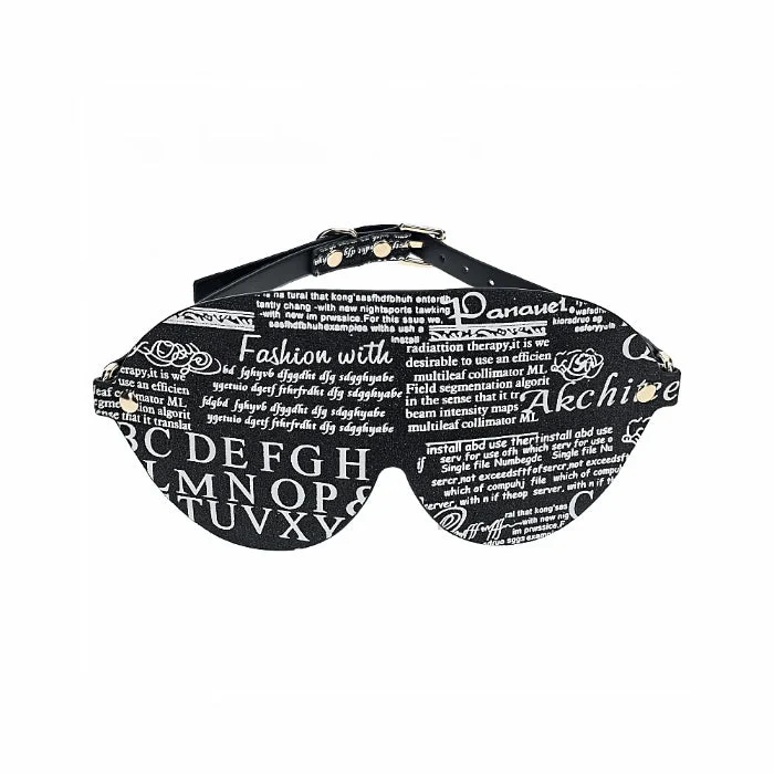 Shots Ouch! NY Collection Bonded Leather Blindfold