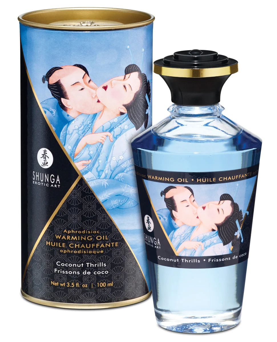 Shunga Warming Oil Coconut Thrills 3.5 fl oz