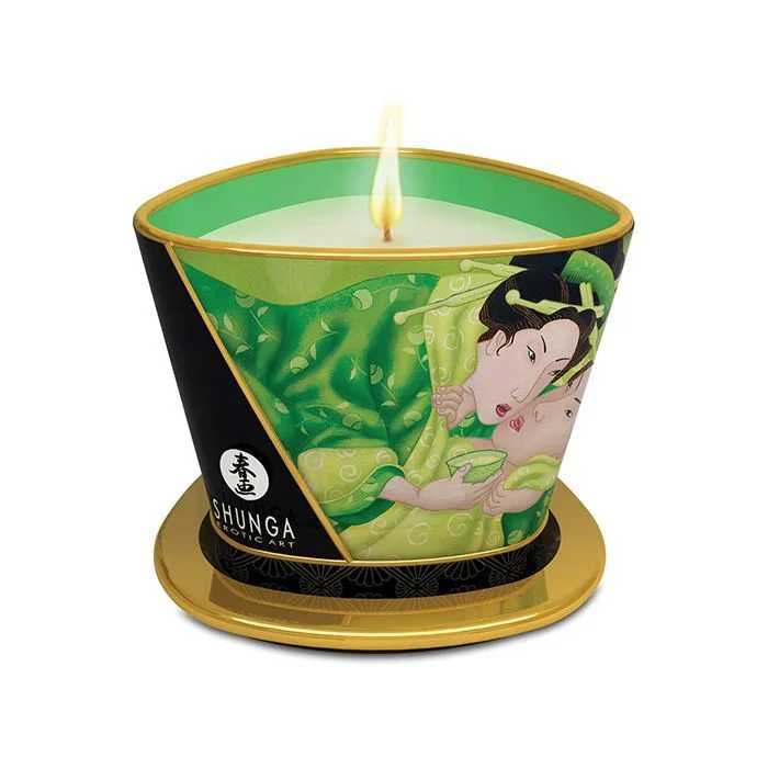 Shunga Zenitude Massage Candle Exotic Green Tea 170ml