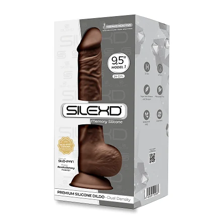 SILEXD MODEL 1 9.5 INCH MEMORY SILICONE DILDO