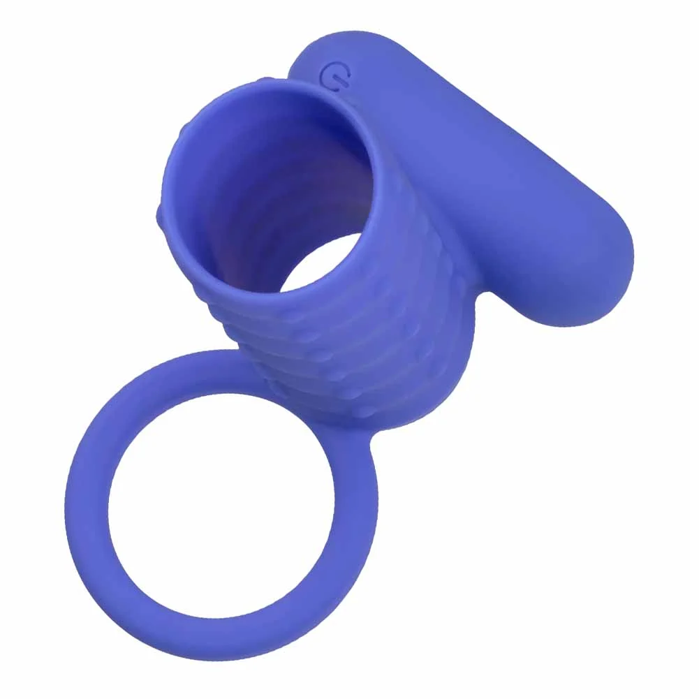Silicone Rechargeable Endless Desires Enhancer Sleeve, Blue