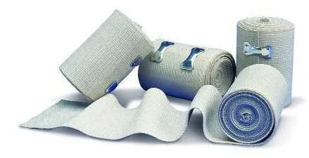 Single Hook And Loop / Clip Detached Closure Compression Bandage