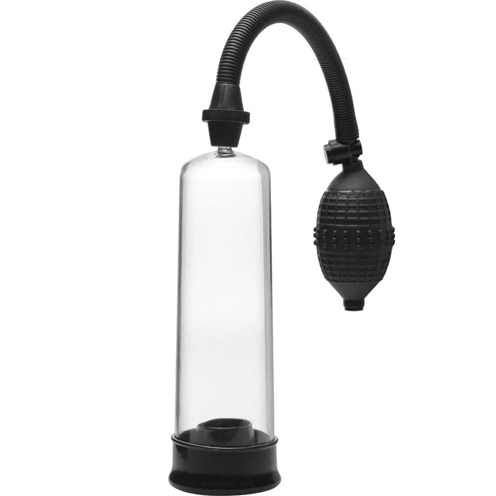 Size Matters Beginner Pump for Men, 8" by 2", Black